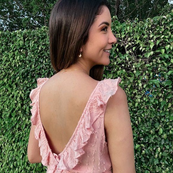 Smell the Roses Blush Dress - Picture 4 of 5